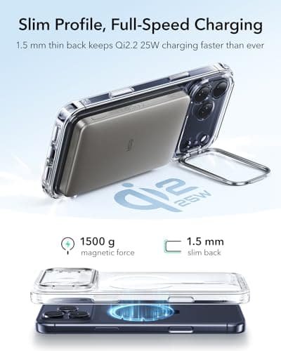 ESR Coque iPhone 17 Pro Max | Protection Qualité Militaire, Commande de Caméra MagSafe Compatible, Protection Antichute
