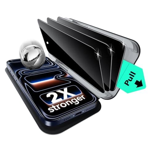 Verre trempé ESR pour iPhone 17 Pro Max, protection militaire 9H, couverture complète, adaptée GLOBAL RECYCLED STANDARD — Anti-Espion 3PCS