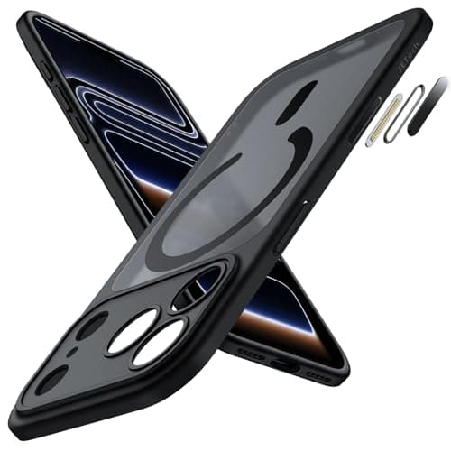 Coque Magnétique JETech pour iPhone 17 Pro Max - Étui Fine Antichoc MagSafe (Noir)  
Coque Magnétique JETech 6,9 Pouces