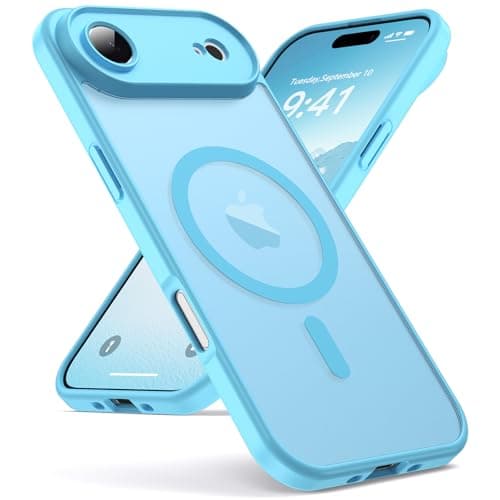 Oududianzi Coque iPhone 17 Pro Max MagSafe Bleu Global Recycled Standard — Lightblue