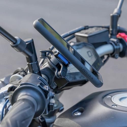 Quad Lock Support Téléphone pour Moto avec Amortisseur de Vibrations et Coque MAG pour iPhone 16 Pro Max - Protection Su