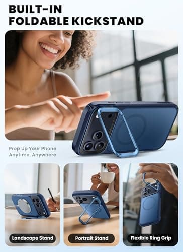 i-BLASON Ares Coque pour iPhone 17 Pro Max 6,9" 2025 | Protection d'Ecran Verre Trempé | Protection Magnétique MagSafe C