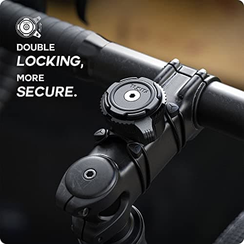 TUSITA Twist Lock Téléphone Portable Support de Guidon pour Cyclistes - Sports Outdoor - Élastique Robuste - BAMBOO - 1