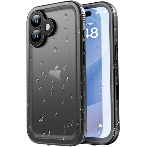 SPORTLINK Coque Étanche Antichoc pour iPhone 17 - IP68 Imperméable Militaire [IP68 Waterproof] - Protection Caméra+Écra
