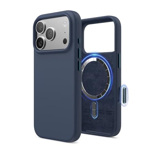 Coque magnétique en silicone elago pour iPhone 17 Pro - Antichoc et mince (Stone)  
Coque MagSafe premium en silicone el — Bleu