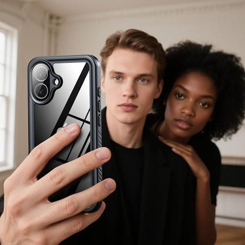 ANTSHARE Coque iPhone 17 Étanche Antichoc, IP68 Waterproof, Intégrale 360 degres Incassable [ProtectionCamera+Écran] (6.