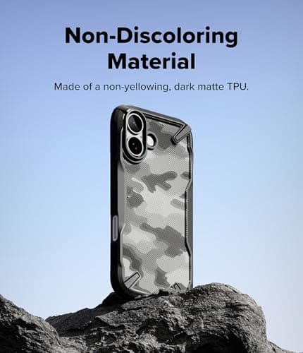 Ringke Coque Compatible avec iPhone 17 Antichoc Résistant aux Rayures Camo Black
Ringke Coque Rigide Back Souple Bumper