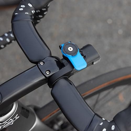 QUAD LOCK Out Front Guidon Support de téléphone portable (V3) universel pour iPhone, Galaxy et Pixel avec fixation robus