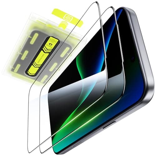 WSKEN Protection d'écran de confidentialité pour iPhone 17 Pro Max – Retrait automatique de la poussière | 9H + verre tr — Anti-traces de doigts