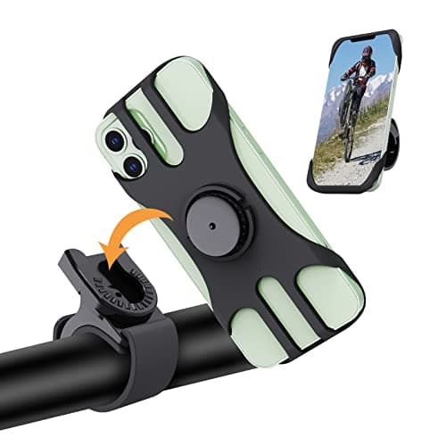 Support Téléphone Vélo Haslaky 360° Rotation, Universel, Compatible |5-7 Pouces Smartphones, VTT, Trottinette, Scooter,