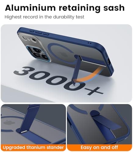 Coque Magnétique Nicekool pour iPhone 17 Pro | Protection Antichoc et Support Invisible | Compatible MagSafe