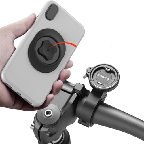 Support Telephone Velo Tout-Terrain pour VTT, Scooter, Vélo Electrique et Routier C-2e Gén.ERMOTOWasive Versatile Suppor — 1re gén.-Support de guidon-Sér. C