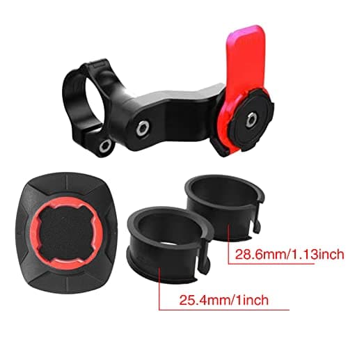 Kisbeibi Support de téléphone portable universel pour vélo et moto, amortisseur de vibrations pour smartphone de 4,7 à 7