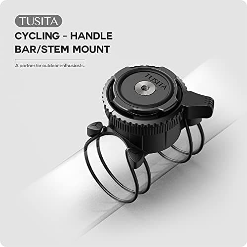 TUSITA Twist Lock Téléphone Portable Support de Guidon pour Cyclistes - Sports Outdoor - Élastique Robuste - BAMBOO - 1