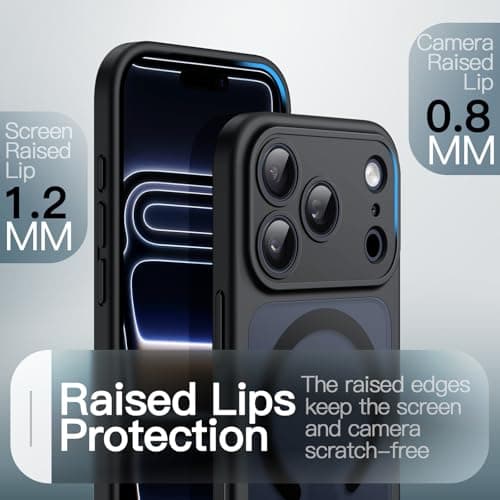 Coque Magnétique JETech pour iPhone 17 Pro Max - Étui Fine Antichoc MagSafe (Noir)  
Coque Magnétique JETech 6,9 Pouces