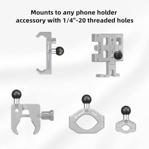 Adaptateur de tête de bol 17 mm compatibles GPS Garmin, pour supportphone moto vélo FANAUE