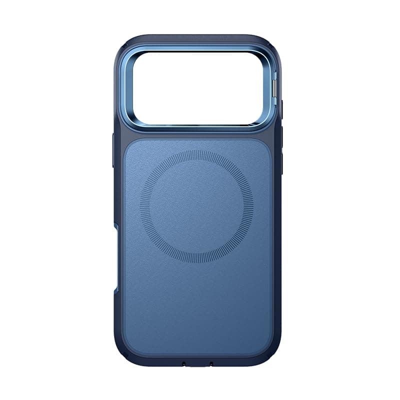 i-BLASON Ares Coque pour iPhone 17 Pro Max 6,9" 2025 | Protection d'Ecran Verre Trempé | Protection Magnétique MagSafe C — Bleu