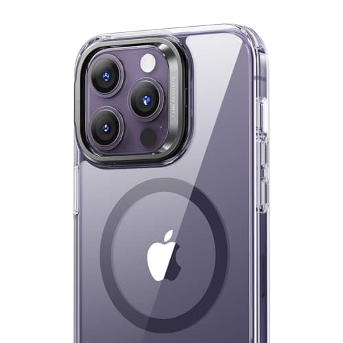 ESR Coque Transparente pour iPhone 17, Protection Commande de la Caméra et Compatible MagSafe, Idéale pour Hommes et Fem — Violet
