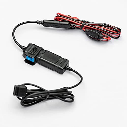 Adaptateur Intelligent étanche 12V à USB pour Motos, Bateaux, Caravanes - Chargeur Réversible USB-C 2 Ports 20A avec Ind