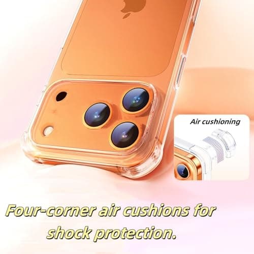 Melomon Coque iPhone 17 Pro 6,3 Pouces - Mince Étui Transparent Anti-Rayures & Antichoc