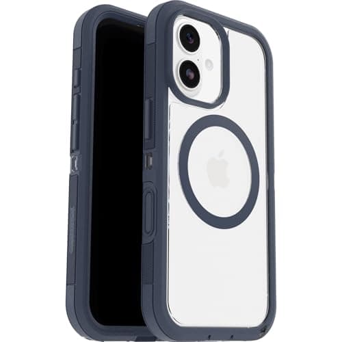 Otterbox Coque Defender Series Pro XT Clear MagSafe iPhone 17 Pro, Protection Antichoc et Anti-Chute, pour Athlètes, Bon — Transparent/Bleu