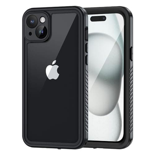 Lanhiem Coque Étanche IP68 iPhone 17 Pro Max Militaire Chantier - Antichoc Incassable Protection Écran+Camera Noir — Noir