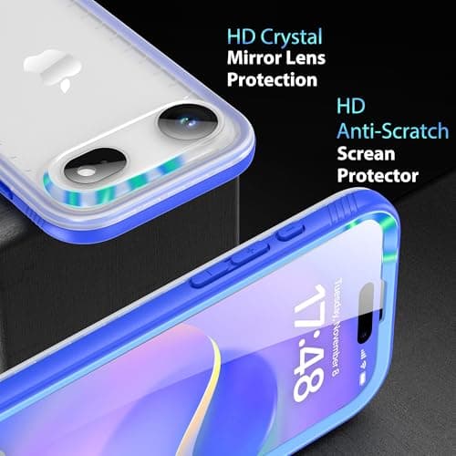 **SPORTLINK Coque Étanche IP68 pour iPhone 17 Air - Antichoc Militaire Double Face (6,5") | Protection Écran & Caméra, I