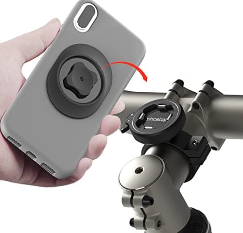 Support Telephone Velo Tout-Terrain pour VTT, Scooter, Vélo Electrique et Routier C-2e Gén.ERMOTOWasive Versatile Suppor — Sereis C-Gen 2 Support de guidon de vélo Noir