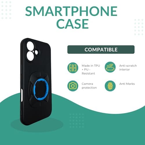Coque iPhone 17 Pro Max Quad Lock – Protection Antichoc & Support Moto