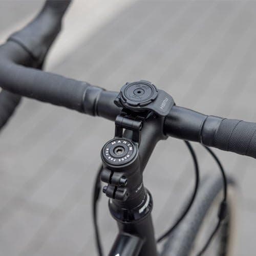 Quad Lock Support de fixation réglable pour tige de vélo (compatible iPhone)