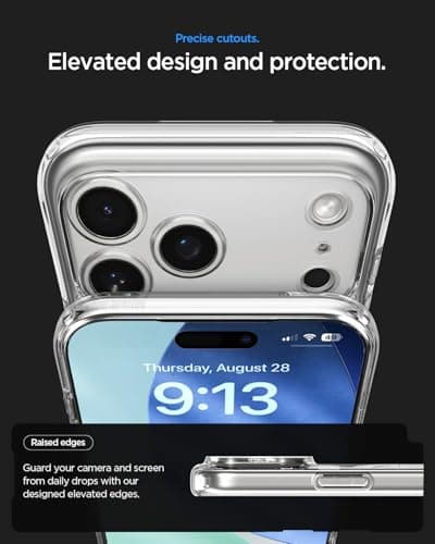 Coque Spigen Ultra Hybrid MagFit DuraClear pour iPhone 17 Pro - Protection Avancée et Adhésion Parfaite