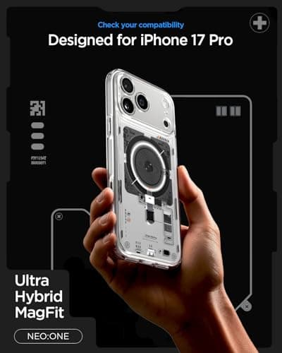 Coque Spigen Ultra Hybrid MagFit DuraClear pour iPhone 17 Pro - Protection Avancée et Adhésion Parfaite