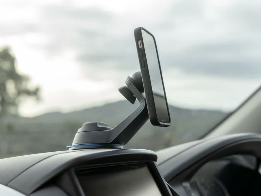 Ventouse Quad Lock Pare-Brise/Tableau De Bord Support Téléphone Universel pour iPhone, Galaxy et Pixel

Véhicule Quad Lo