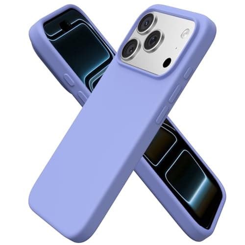ORNARTO Coque en Silicone Liquide iPhone 17 Pro (6,3") - Protection Antichoc, Intérieur Doux en Microfibre, Bleu Marine — Outremer