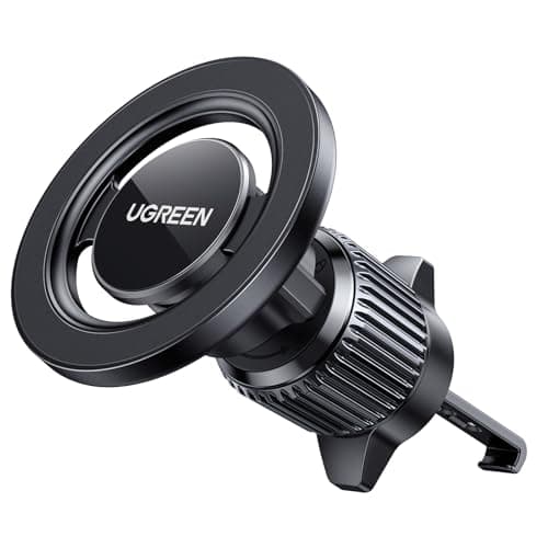 UGREEN Support Téléphone Voiture Magnétique (Compatibilité iPhone 15/14/13/12 Pro Max, Samsung Galaxy S25/S24, Pixel 10/