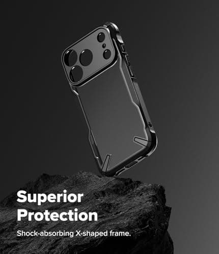 Ringke Coque iPhone 17 Pro Max Black Antichoc Résistant aux Rayures