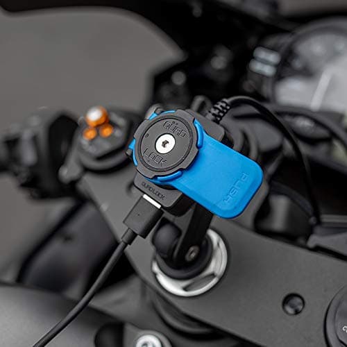 Chargeur USB Quad Lock Moto pour Pelotonニング et Ski🚀 Vue de Facehäuser