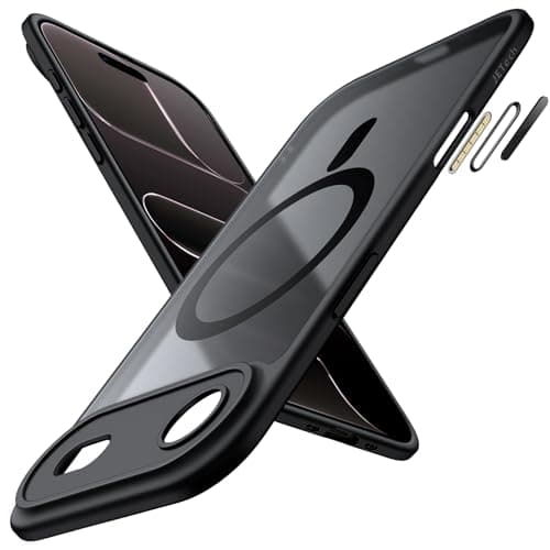 Coque Magnétique JETech pour iPhone 17 Air MagSafe Noir
