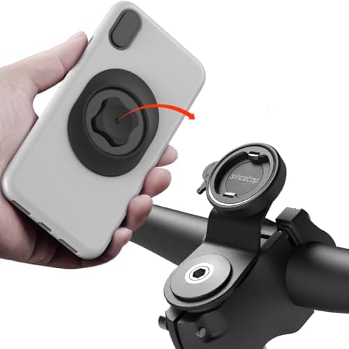 Support Telephone Velo Tout-Terrain pour VTT, Scooter, Vélo Electrique et Routier C-2e Gén.ERMOTOWasive Versatile Suppor — 1re gén.-Support de potence-Sér. C