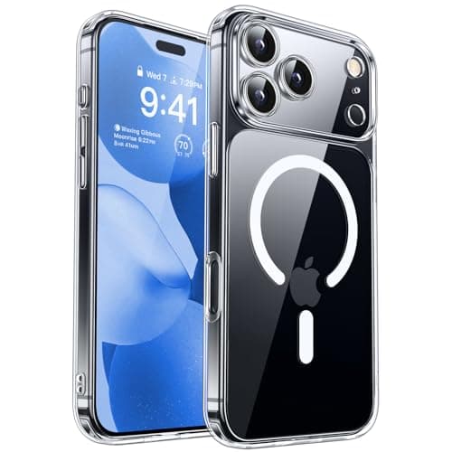 Coque Magnétique pour iPhone 17 Pro Max (6,9 Pouces), Compatible avec MagSafe, Housse Étui de Protection Antichoc et à P