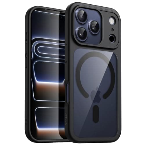 JETech Coque Magnétique iPhone 17 Pro 6,3 Pouces MagSafe Étui Housse Antichoc (Orange)  
JETech Coque Magnétique iPhone — Noir