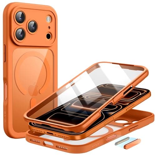 JETech Coque Protection pour iPhone 17 Pro Max - Orange  
JETech Coque MagSafe pour iPhone 17 Pro Max - Orange  
JETech