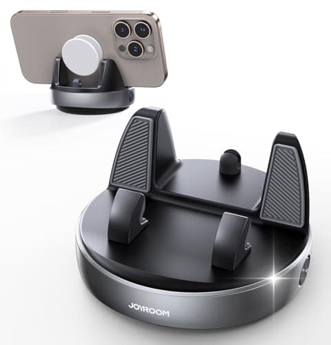 JOYROOM Porte Téléphone Voiture Universel, Compatible iPhone Samsung Huawei Google Android, Support Téléphone pour Voitu — argent