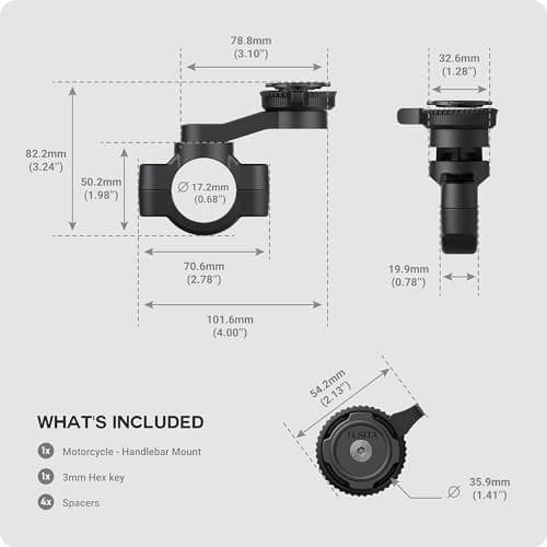 Support TUSITA Twist Lock pour Téléphones Motorisés - Résistant et Facile à Installer
| Support TUSITA Twist Lock de Gu