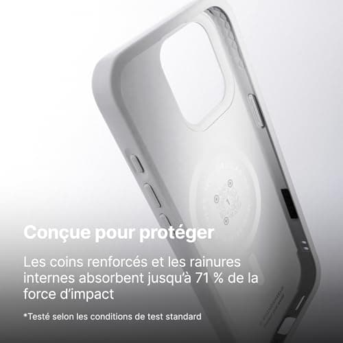 RhinoShield Coque Coque iPhone 17 MagSafe Soldex - Protection Militaire, Absorption des Chocs, Fin et Minimaliste - Noir