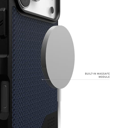 Urban Armor Gear Coque iPhone 17 Pro Max Kevlar Protection Militaire (Compatibilité Qi + Magnétique) Étui Résistant USB-