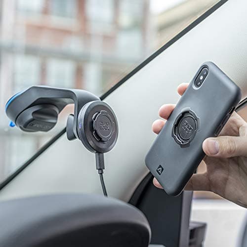 Porte-charge sans fil Quad Lock pour bureau ou voiture - Design sécurisé, Convivialité, Durabilité - 1 Pièce
| Support