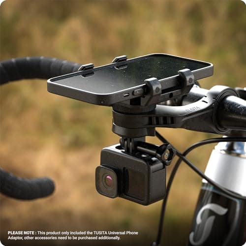 TUSITA Lock Support de Téléphone Universel - Compatible avec Quad Lock | Pour Tous Types de Téléphones | Accessoire Idéa