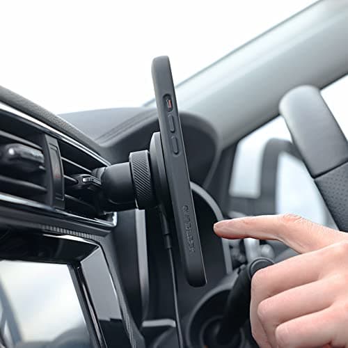 Quad Lock Support de Téléphone pour Voiture Populaire avec Tête de Charge sans Fil pour iPhone 16 Pro|Cadre MAG V2|Grill