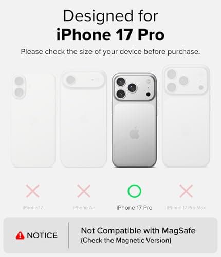 Ringke Coque iPhone 17 Pro Fusion Matte Ultra Fine Protection Antichoc